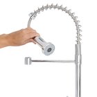 Torneira de Pia para Cozinha Bica Alta Flexível Cromada Gourmet Civitt