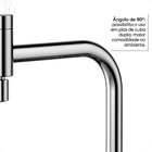 Torneira de Pia para Cozinha com Bica Alta Cromada Lóggica Docol