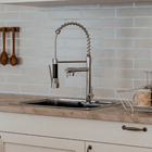 Torneira Gourmet de Pia para Cozinha com Bica Alta Flexível Cromado Gourmet Civitt
