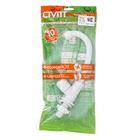 Torneira de Pia para Banheiro com Bica Baixa ABS Branco Civitt