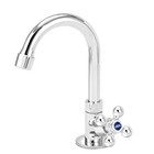 Torneira de Pia para Banheiro com Bica Média Cromada Light Cruzeta Stoc