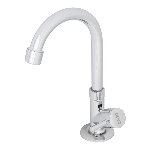 Torneira de Pia para Banheiro com Bica Média Cromada Nápoles Civitt