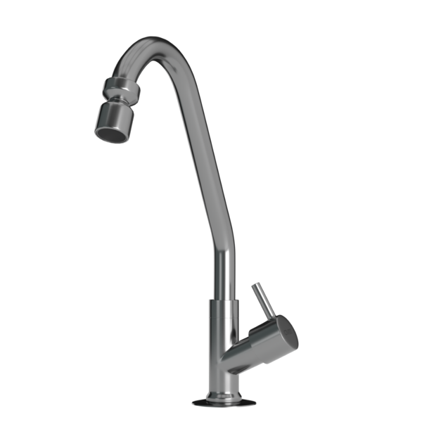 Torneira de Pia para Cozinha com Bica Média Cromado 3597 Civitt