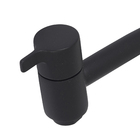 Torneira de Pia para Banheiro com Bica Média Preto Fosco com Válvula New Eiffel Fani