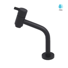 Torneira de Pia para Banheiro com Bica Média Preto Fosco com Válvula New Eiffel Fani