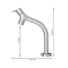 Torneira de Pia para Banheiro com Bica Baixa Cromado Gama Deca