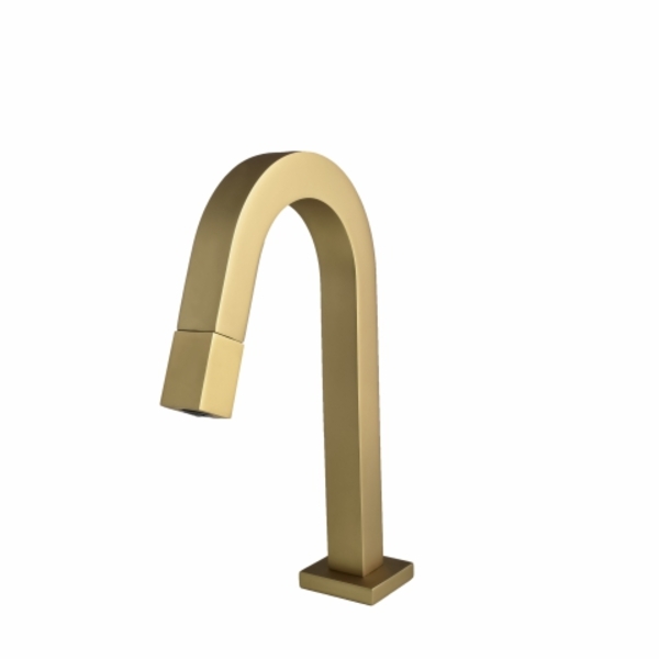 Torneira De Pia Para Banheiro - Dourado Fosco - Color Open