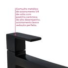 Torneira De Pia Para Banheiro - Preto Fosco - Color Flaunt