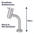 Torneira De Pia Para Banheiro Sobrepor lavatorio 1/4 de volta