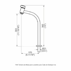 Torneira De Pia Para Banheiro Sobrepor - Preto Fosco - Color