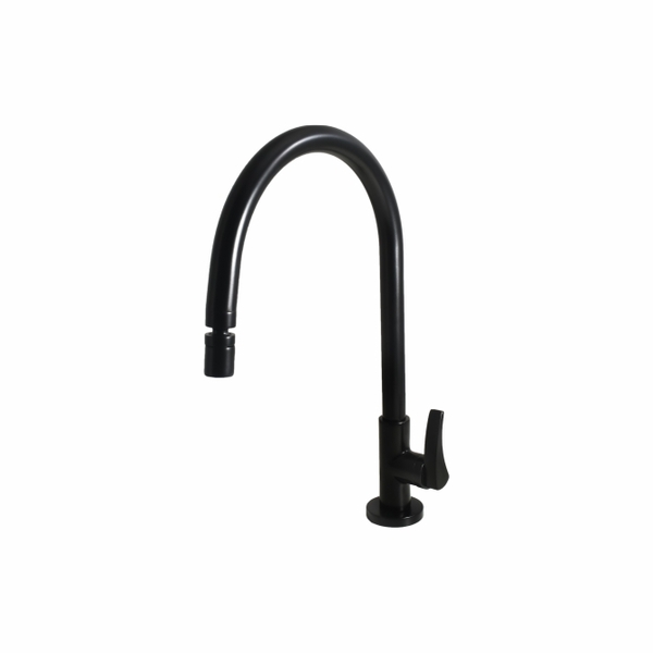 Torneira De Pia Para Cozinha - Preto Fosco - Color Mozart