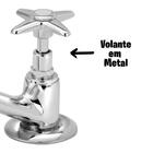 Torneira De Pia Tradicional Metal Para Banheiro Mesa Simples