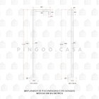 Torneira de Piso para Banheiro Gongogi Pingoo.casa - Dourado