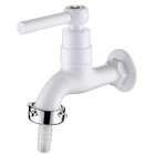 Torneira De Tanque Branca C/ Bico P/ Mangueira Ba06 Doan