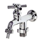 Torneira de Tanque com Saída para Máquina de Lavar Parede Bica Baixa Cromada Izy 1155.C37 Deca