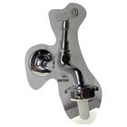 Torneira de Tanque e Jardim Modelo 1130 em Metal Prata com Cr