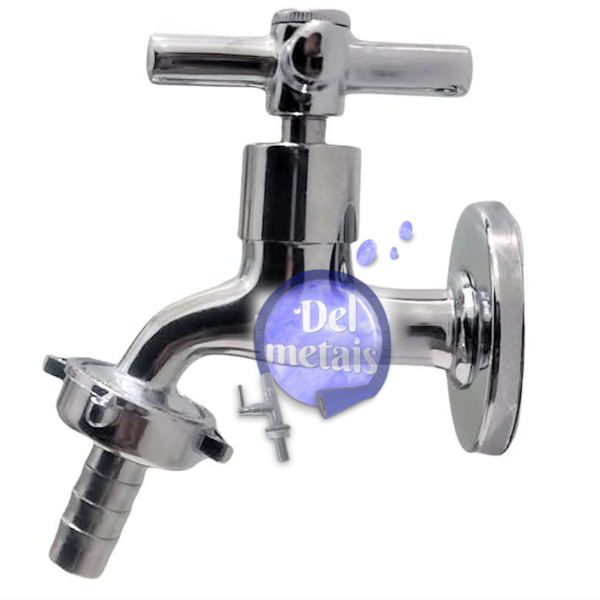 Torneira De Tanque/jardim Luxo ¼ De Volta Curta Metal C-31