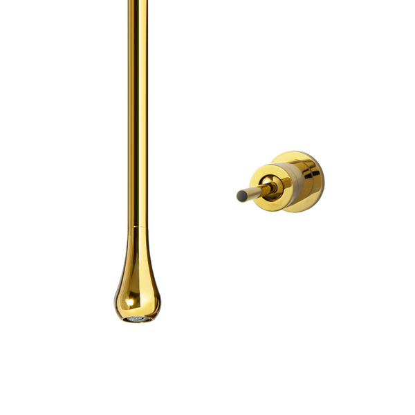 Torneira De Teto Com Monocomando De Parede (caia Dourada)