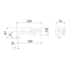 Torneira Docol City 876472 De Parede Ouro Escovado Ouro Escov