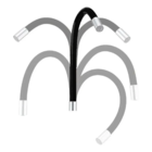 Torneira Docol Galiflex 967463 De Parede Cinza