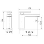 Torneira Docol New Edge 925069 De Bancada Cobre Escovado