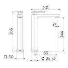 Torneira Docol New Edge 925144 De Bancada Níquel Escovado