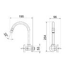 Torneira Docol Nova Invicta 1524106 De Parede Cromada