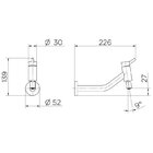 Torneira Docol Nova Lóggica 1271106 De Parede Cromada