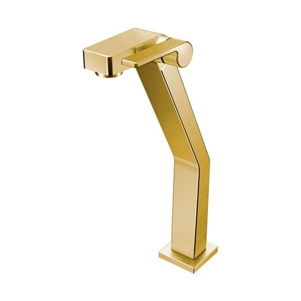 Torneira Docol Stillo 820372 De Bancada Ouro Escovado