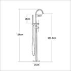 Torneira Duchinha Banheiro Gourmet Encher Banheira Alta Luxo