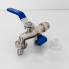 Torneira Dupla De Jardim Taque Maquina De Lavar Registro Dupl