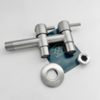 Torneira Dupla Tanque Inox Escovado De Parede Lavanderia Cozi