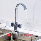 Torneira Duplocomando Cozinha Bica Alta  Gira 360º Atenas Dua