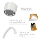 Torneira Elétrica Bica Alta Parede Cobre 127v 4400w Tep144cb