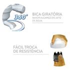 Torneira Elétrica Bica Baixa Rose Gold 220v 4400w E244rg