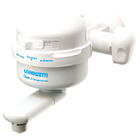 Torneira Elétrica de Cozinha de Parede 220V 5500W Bica Móvel Baixa Arejador Fixo Branca