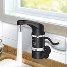 Torneira Elétrica de Parede para Cozinha com Bica Alta Articulável Preto 127V (110V) Elegance Fame