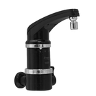 Torneira Elétrica de Parede para Cozinha com Bica Alta Articulável Preto 127V (110V) Elegance Fame