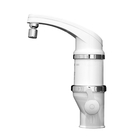 Torneira Elétrica de Pia para Cozinha com Bica Alta Articulável Branco 220V Elegance Fame