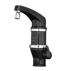 Torneira Elétrica de Pia para Cozinha com Bica Alta Articulável Preto 220V Elegance Fame