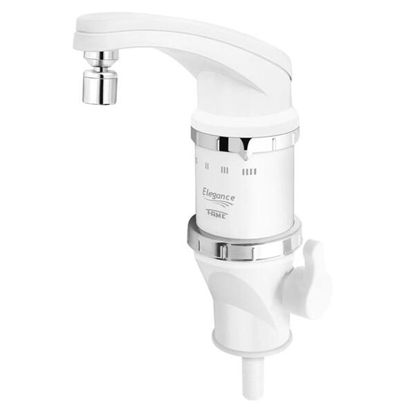 Torneira Elétrica Elegance 4t De Bancada 220v Branca 3988