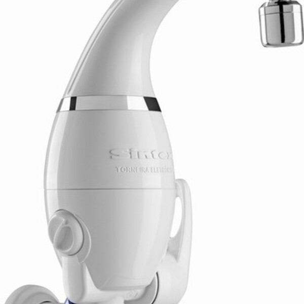 Torneira Elétrica Eletrônica Branca 220v 6500w Tel200 Sintex