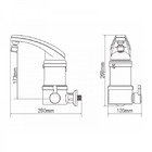 Torneira Eletrica Fame 4t Elegance  127v/4800w Preta Parede