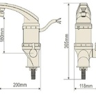 Torneira Eletrica Fame 4t Elegance Preta 220v/5400w Bancada