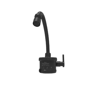 Torneira Elétrica de Parede para Cozinha com Bica Alta Preta Fosca 127V
