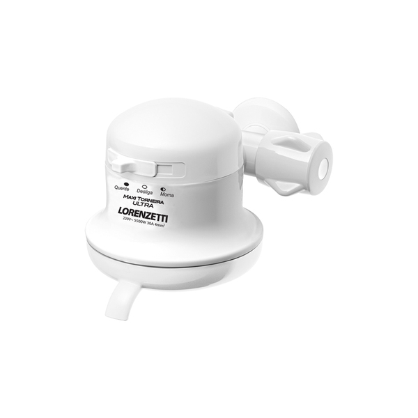 Torneira Elétrica Lorenzetti Maxi Ultra 3t De Parede Branca -