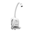 Torneira Elétrica de Parede para Cozinha com Bica Alta Articulável Branco 127V (110V) Enerclean Enerbrás