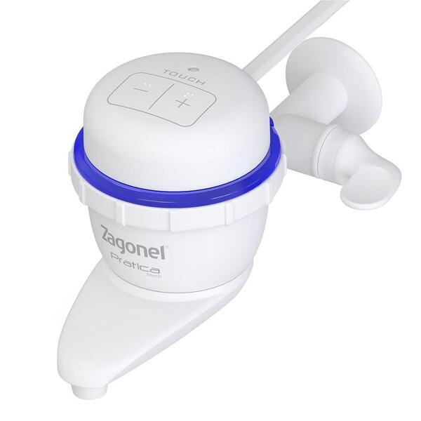 Torneira Elétrica Pratica Touch 5000w Zagonel 127v - Branca