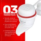 Torneira Elétrica Pratica Touch 5000w Zagonel 127v - Branca