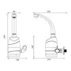 Torneira Elétrica Zagonel Luna De Parede Preta 220v + Resistê